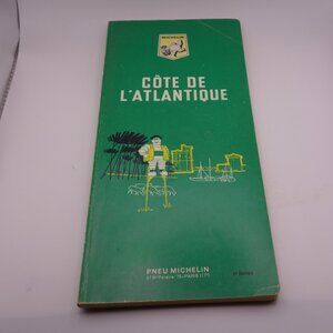 Vintage Michelin Cote de L'Atlantique 3e Edition Travel Guide